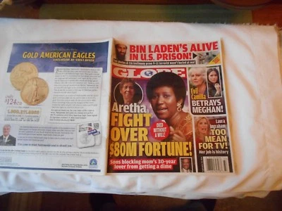 GLOBE Magazine-SEPTEMBER 10,2018-ARETHA FIGHT OVER &80M FORTUNE! - Image 1 of 3