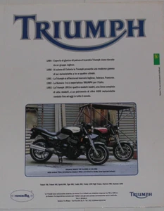 Advert Pubblicità 1993 TRIUMPH TRIDENT 750 900 - Picture 1 of 1