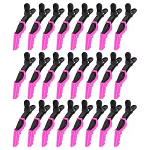 24 Pcs Hair Clips Large Alligator Black Pink for Styling Sectioning Pro Salon... - Picture 1 of 7