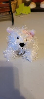 Webkinz Lil' Kinz White Terrier 8” Ganz Puppy Dog No Code - Image 1 of 4