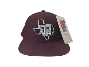 vintage texas A&M university snapback hat cap youth OSFA deadstock NWT 90s - Picture 1 of 11