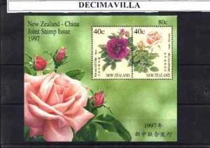 FLVA088, NUEVA ZELANDA, 1997, H.B. 117, ROSAS - Imagen 1 de 1