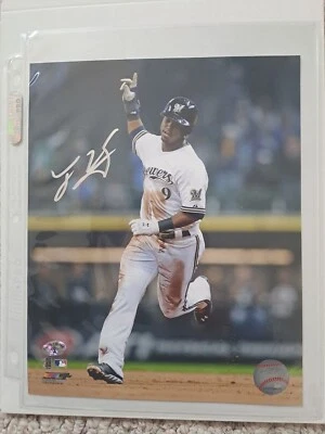 BREWERS MARLINS 2X ALL STAR JEAN SEGURA AUTOGRAPHED 8X10 COLOR PHOTO COA PROOF — 第 1/4 张图片