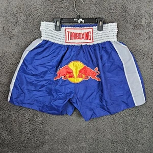 Pantalones Cortos Red Bull Thai Boxing Muay Kickboxing MMA Pequeños 3XL Azul - Imagen 1 de 9