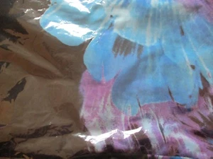 SCHWARZ, AQUA, ROSA BLUMEN CHIFFON SARONG ABDECKUNG STRAND WUCH SCHAL KOSTENLOSER VERSAND - Bild 1 von 1