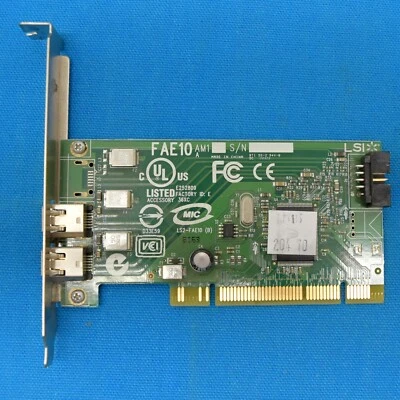 Dell 0H924H FireWire Controller Card Dual Port IEEE-1394 H924H Controller Card - Image 1 of 3