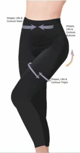NEW WOMEN LADIES SLIMMING SUPPORT SEAMLESS TUMMY CONTROL LEGGINGS PLUS SIZE 8-26 - Picture 1 of 1