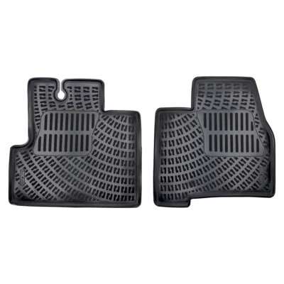 Alfombrillas forro para Fiat Ducato 2006-2014 impermeables negras 2 piezas Foto 1 de 4