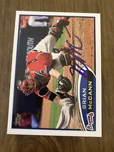 Autografo 2012 Topps #399 Brian McCann firmato Braves - Foto 1 di 6