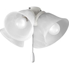 White Lighting Ceiling Fan Light Kits For Sale Ebay