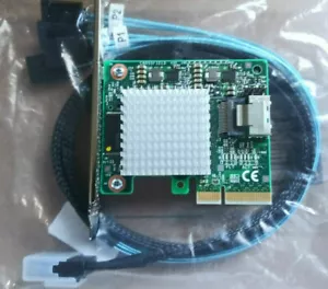 IBM ServeRAID H1110 RAID SAS SATA Storage Controller Card + SFF8087 SATA Cable - Picture 1 of 8