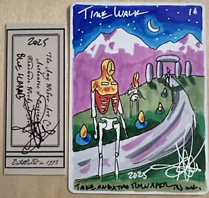 MTG ARTIST PROOF Spanish Blue Scarab Time Walk AP Art Sketch Amy WEBER Magic - Picture 1 of 2