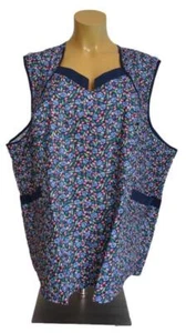 NEU Übergröße langer Damen Kittel Küchenschürze Hauskleid toller Ausschni Gr. 66 - Bild 1 von 2
