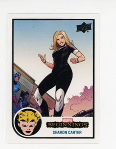 2022 Upper Deck Marvel Beginnings #35 Sharon Carter Trading Card WHITE BORDER - Picture 1 of 1