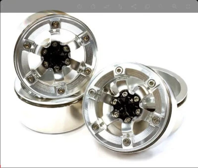 Integy 1.9 Beadlock High Mass wheels Axial Scx10 ii HPI RC4WD - Image 1 of 4
