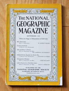 National Geographic Septiembre 1939; Río de Janeiro; Carioca; Persia; Chesapeake - Imagen 1 de 16