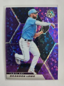 2021 Panini Mosaic - Brandon Lowe #175 Quick Pitch Silver Mosaic Prizm - Picture 1 of 2
