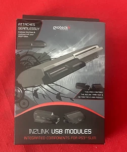 Gioteck PS3 Slim In2Link Main Hub & Integrated USB Modules New Old Stock - Picture 1 of 6