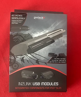 Gioteck PS3 Slim In2Link Main Hub & Integrated USB Modules New Old Stock - Image 1 of 4