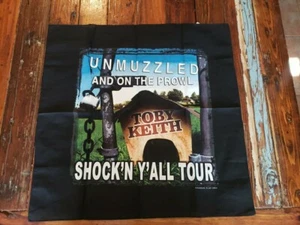 Toby Keith Bandana Wall Art 2003 Shock'n Y'all Tour 21 Zoll x 21 Zoll SUPER - Bild 1 von 4