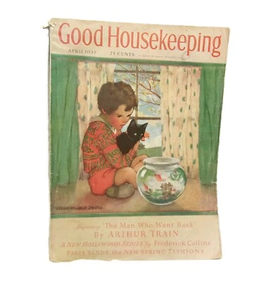 April 1933 (1930’s) Vintage “GOOD HOUSEKEEPING” Home & Cooking Magazine - Image 1 of 4