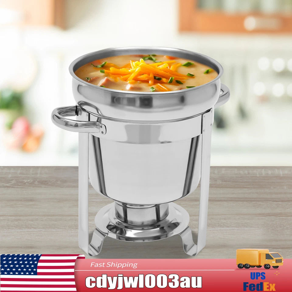 Круглые наборы жареных блюд для буфета кейтеринга ресторана чафер подогреватель пищи 7,4 кварты - Изображение 1 из 4