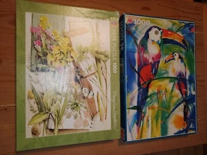 2 x 1000 JIGSAW PUZZLE HEYE 2012 MARJOLEIN BASTIN, JUMBO 1993 ALFRED GOCKEL - Foto 1 di 24