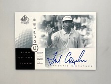2001 SP Authentic Fred Couples Sign Of The Times Autograph Auto #FC