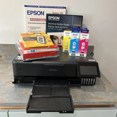 Epson EcoTank ET-8550 A3+ 3-in-1 Wi-Fi Ink Tank Photo Printer with Ink & Paper - Image 1 of 4
