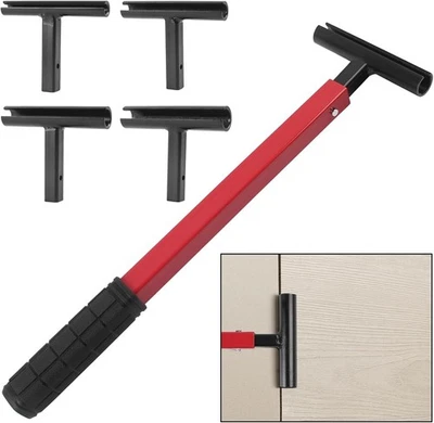 Herramienta de ajuste de bisagra de puerta Kit de llave de ajuste de hueco de bisagra Herramienta de ajuste de bisagra Foto 1 de 4