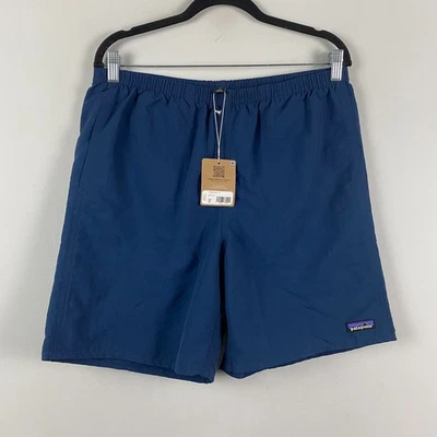 Bermuda Patagonia Masculina Baggies Longa Piscina Tamanho M 7 polegadas Costura Interna Malha Forrada - Imagem 1 de 4