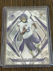 2024 Panini Phoenix Football Team Logos Prizm Jordan Addison #219/299 - Picture 1 of 6