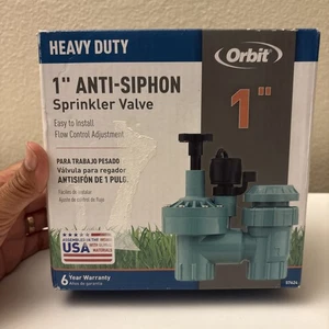 Orbit 1" Heavy Duty Anti-Siphon Sprinkler Valve 57624-20 - Picture 1 of 7