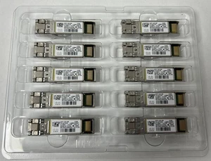 10 x CISCO SFP-10G-SR. GARANTIE 90 JOURS. LIVRAISON GRATUITE AU ROYAUME-UNI - Photo 1/2