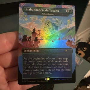 Magic The Gathering La abundancia de Yucahu - Sylvan Library (Rainbow Foil) Guarida Secreta 2058 Casi Nuevo - Imagen 1 de 12
