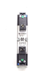 Norgren V45AA11D Mini ISO Doppel-Magnetventil 2x 3/2 Öffner, 24VDC Spule GEBRAUCHT. - Bild 1 von 4