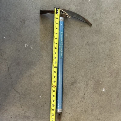 Equipo Chouinard 1978 ultra raro hacha de hielo montañismo violeta 60 cm azul Foto 1 de 4