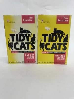 Forros para caja de arena Purina Tidy Cats en total 8 forros ~ 2 CAJAS de 4 forros Foto 1 de 2