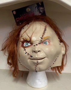 Halloween Curse of Chucky Latex Mask Trick Treat Studios Scary Premium Movie - Picture 1 of 8