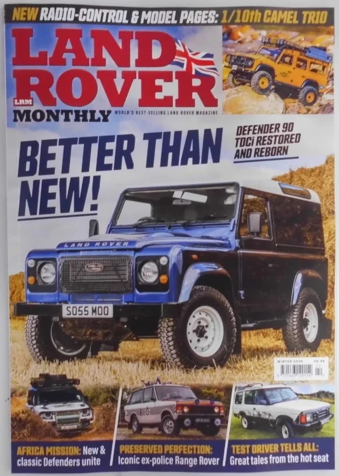 Land Rover Monthly Magazine - Winter 2025 /2026 - Better Than New - New - Image 1 of 1