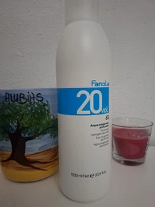 Fanola Peróxido Hidrógeno Perfumado 20 Vol (6%) 1000ml (33.8 fl.oz) –... - Imagen 1 de 2