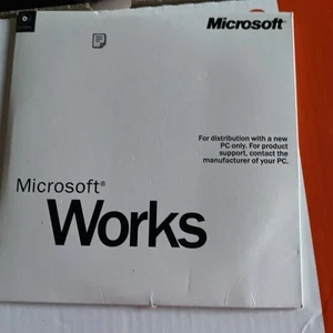 CD Microsoft Works mit Produktübersicht - Bild 1 von 2
