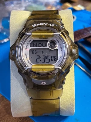 Casio Baby-G Women’s Digital Watch Y2K BG Series  42mm Transparent Green Vintage - Image 1 of 4