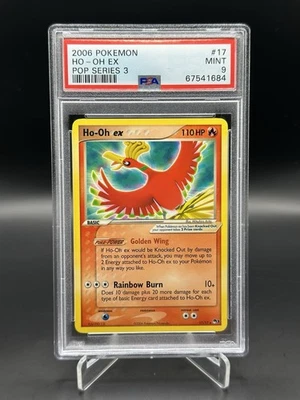 2006 Pokemon Ho-Oh EX POP Series 3 Non Holo #17 PSA 9 - Image 1 of 2