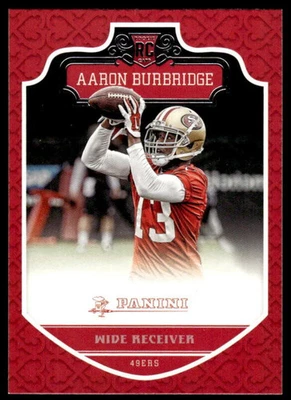 2016 PANINI AARON BURBRIDGE 257 MINT RED RC FOOTBALL SAN FRANCISCO 49ERS - Image 1 of 2