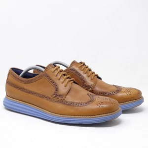 Cole Haan Herren Lunargrand Lange Budapester Brogue Oxford Schuhe Camello Leder 10,5 - Bild 1 von 10