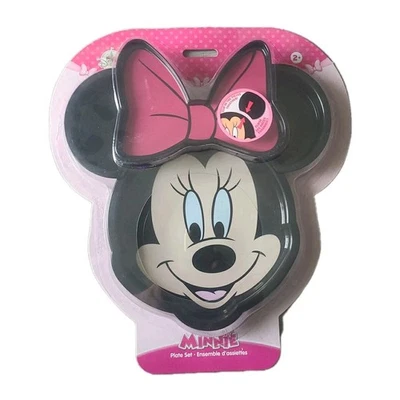 Conjunto de Pratos Minnie Ears Júnior Disney Store **Novo** - Imagem 1 de 2
