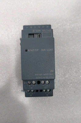 SIEMENS Logo 6ED1055-1MB00-0BA2 DM8 12/24R Logo Expansion Module FREE FAST SHIPP - Image 1 of 4