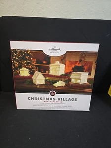 Hallmark Channel Christmas Village  Light And Sound  5 PIECE  - Picture 1 of 3