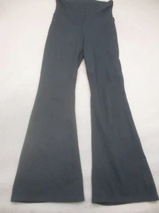Abercrombie&Fitch Size 11-12 Girls Black High Rise Pull On Flare Track Pants 876 - Picture 1 of 9